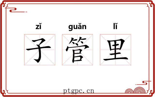 子管里