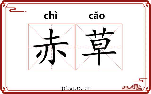 赤草 赤草