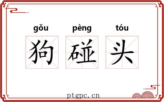 狗碰头 狗碰头