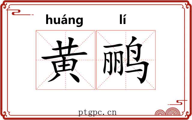 黄鹂