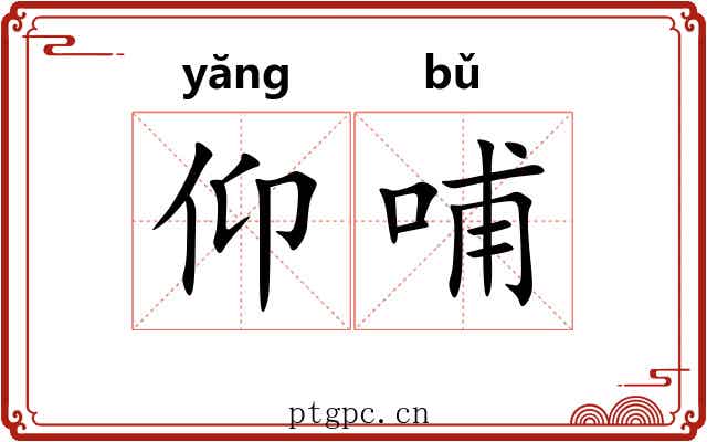仰哺