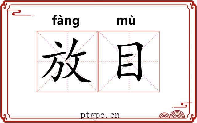 放目 放目