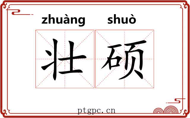 壮硕