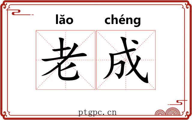 老成 老成