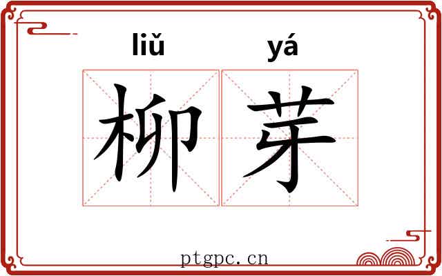 柳芽