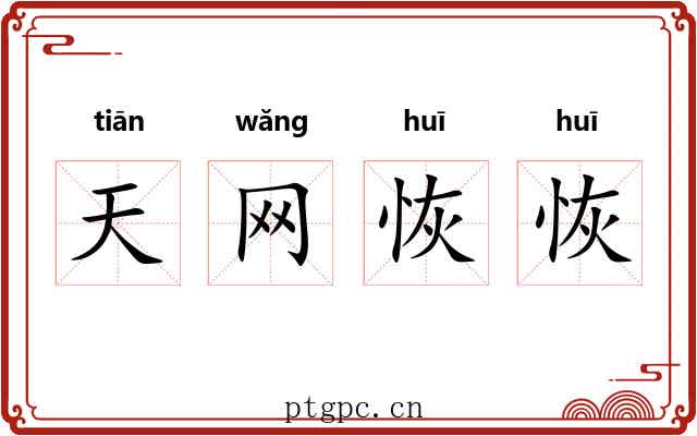 天网恢恢 天网恢恢