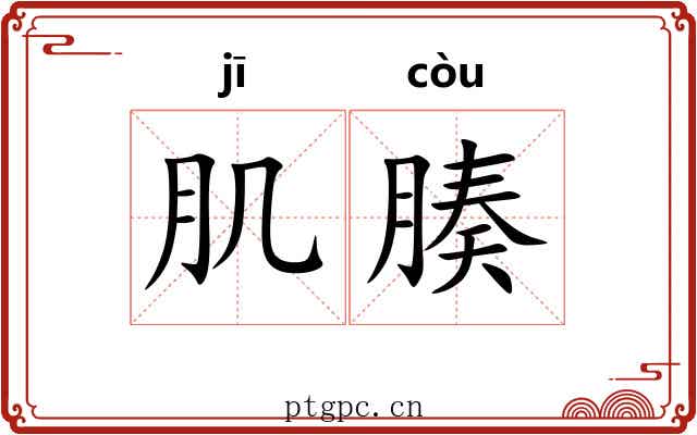 肌腠