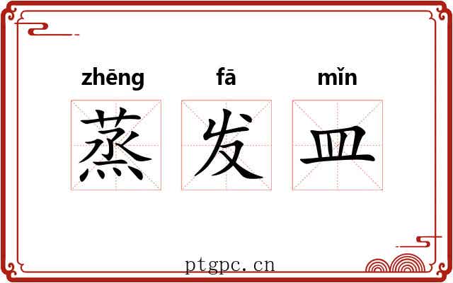 蒸发皿 蒸发皿