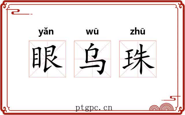 眼乌珠 眼乌珠