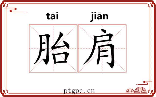 胎肩