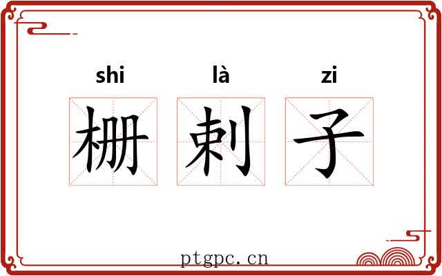 栅剌子 栅剌子