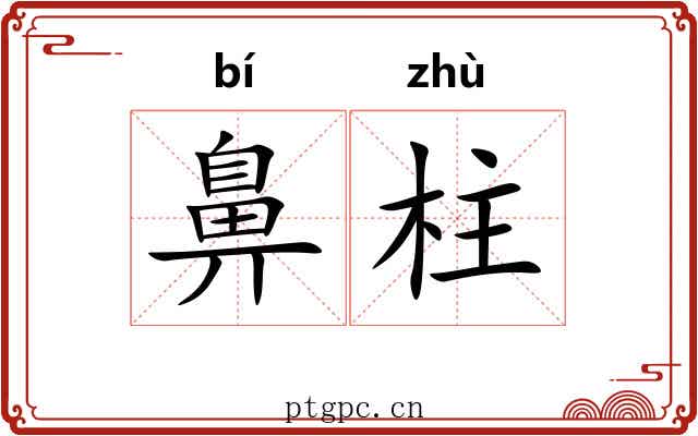 鼻柱