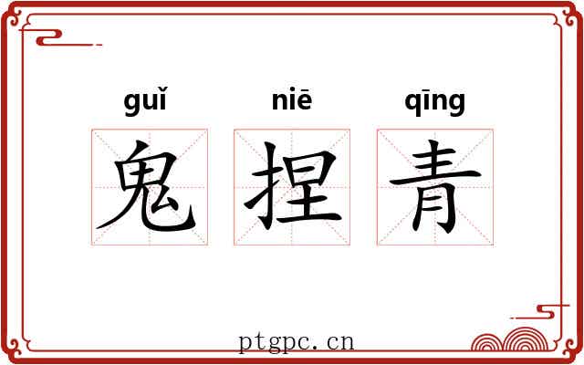 鬼捏青 鬼捏青