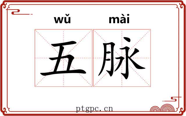 五脉 五脉