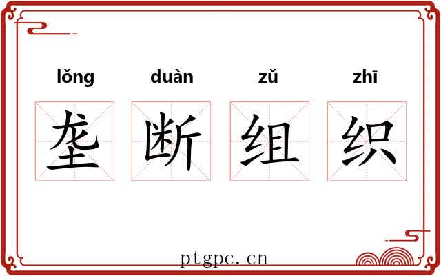 垄断组织 垄断组织
