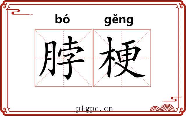 脖梗