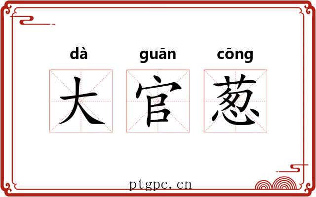 大官葱 大官葱