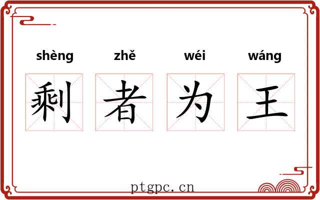 剩者为王