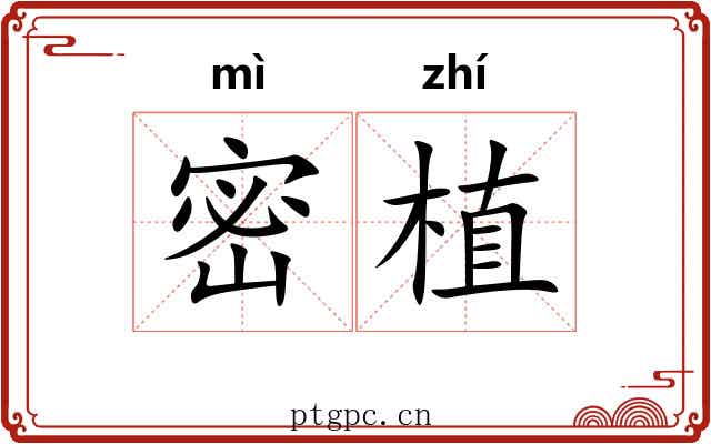 密植