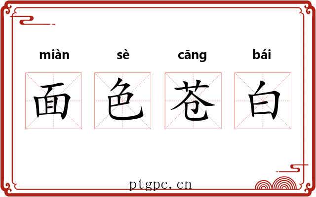 面色苍白 面色苍白