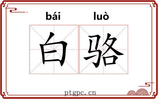 白骆 白骆