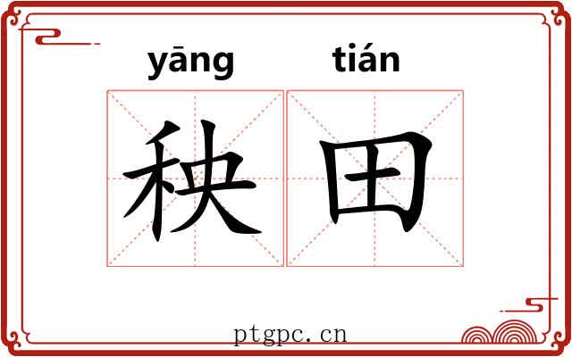 秧田