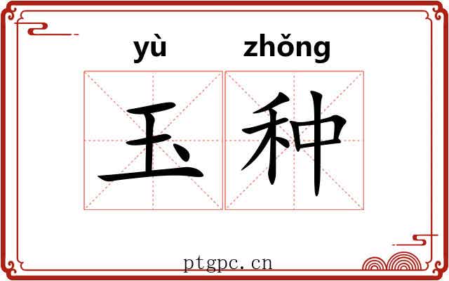 玉种 玉种
