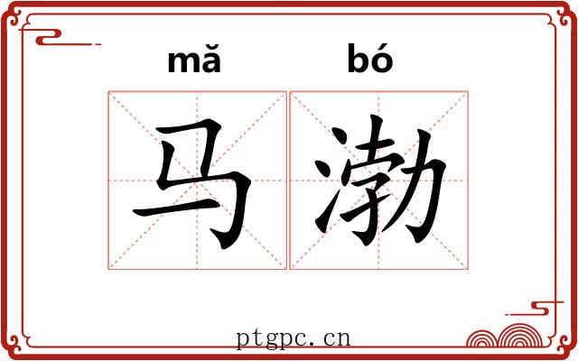 马渤