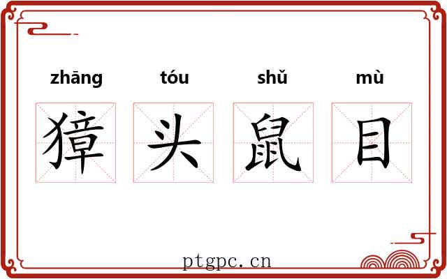 獐头鼠目 獐头鼠目