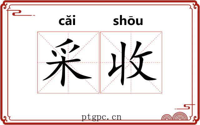 采收 采收