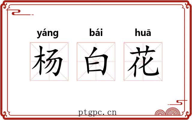 杨白花 杨白花