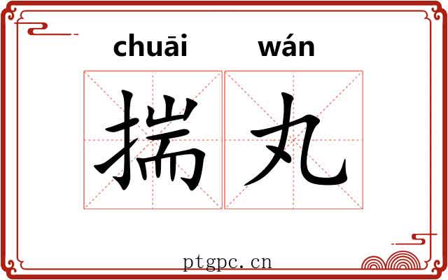 揣丸 揣丸