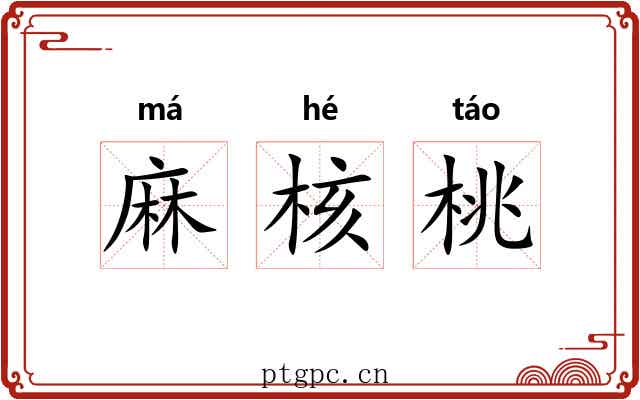 麻核桃 麻核桃