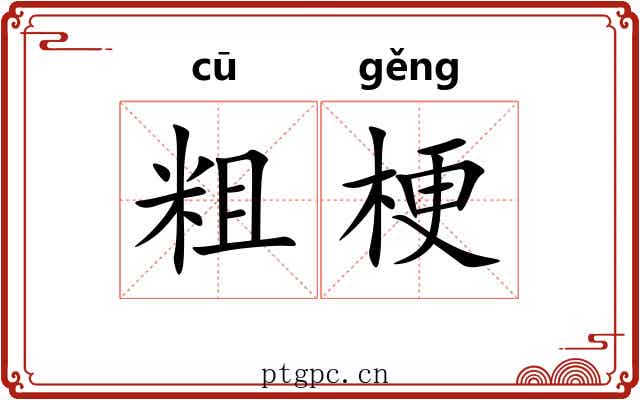粗梗