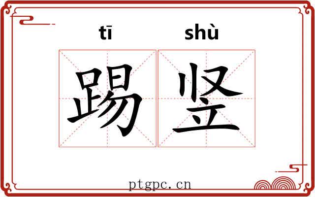 踢竖