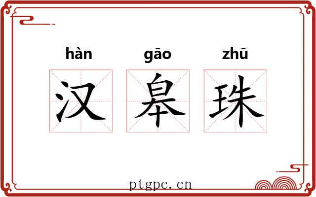 汉皋珠