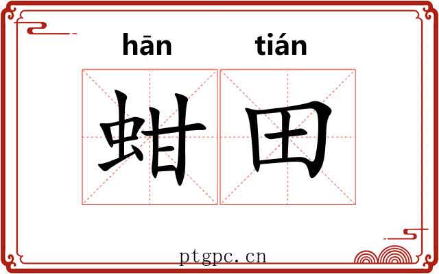 蚶田