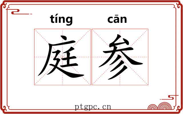 庭参 庭参