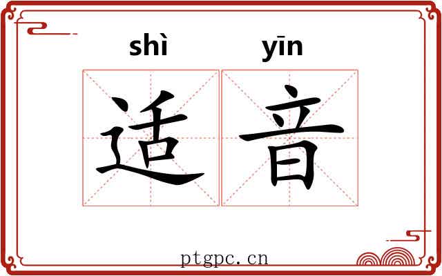 适音