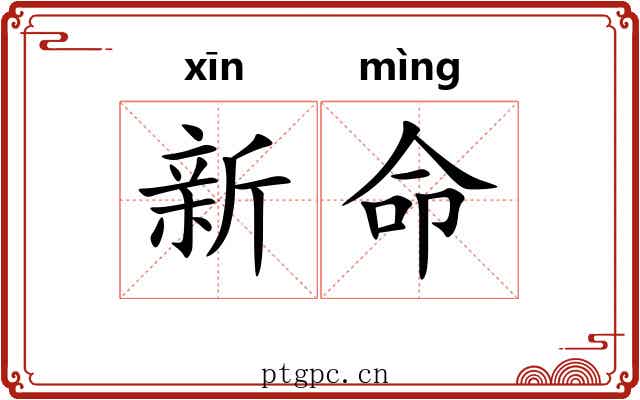 新命 新命