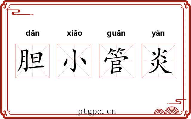 胆小管炎 胆小管炎