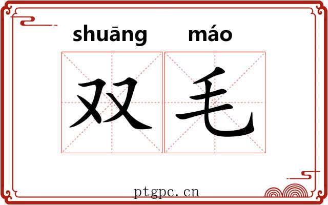 双毛