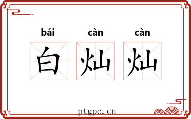 白灿灿 白灿灿