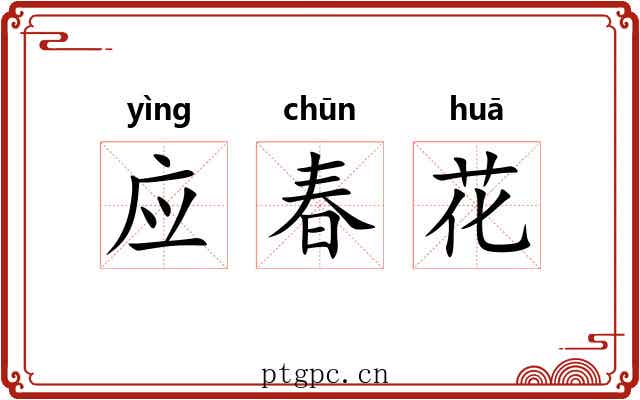 应春花