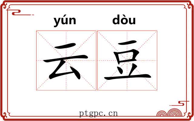 云豆 云豆