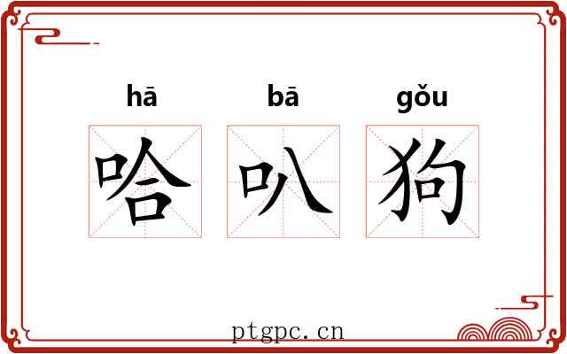 哈叭狗 哈叭狗