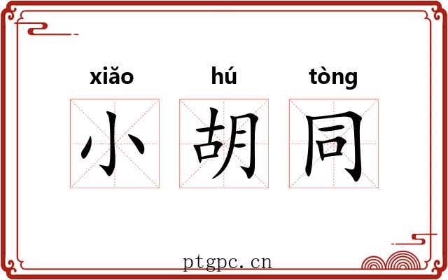 小胡同 小胡同