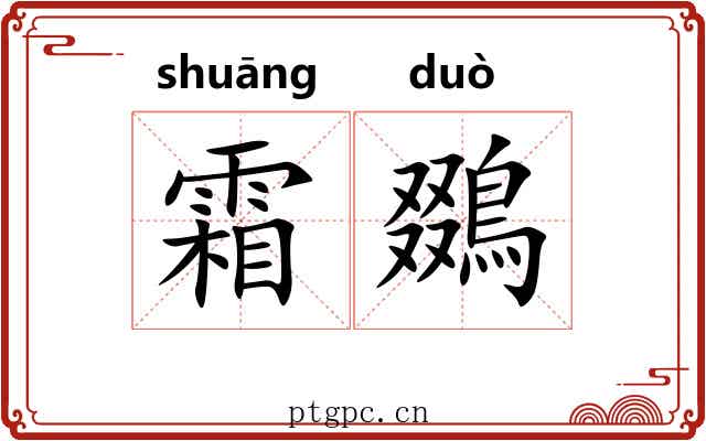 霜鵽
