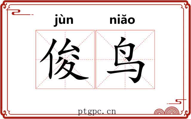 俊鸟