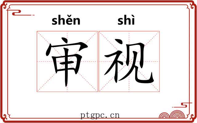 审视
